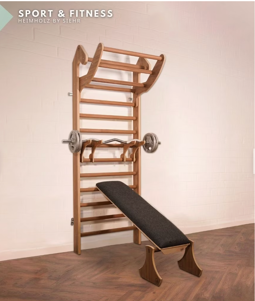 מקביליות מקצועיות מעץ אלון (Parallettes)